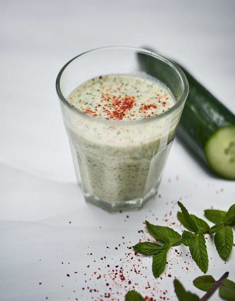 Soupe froide au concombre