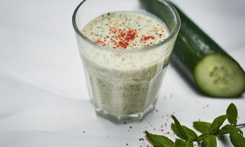 Soupe froide au concombre