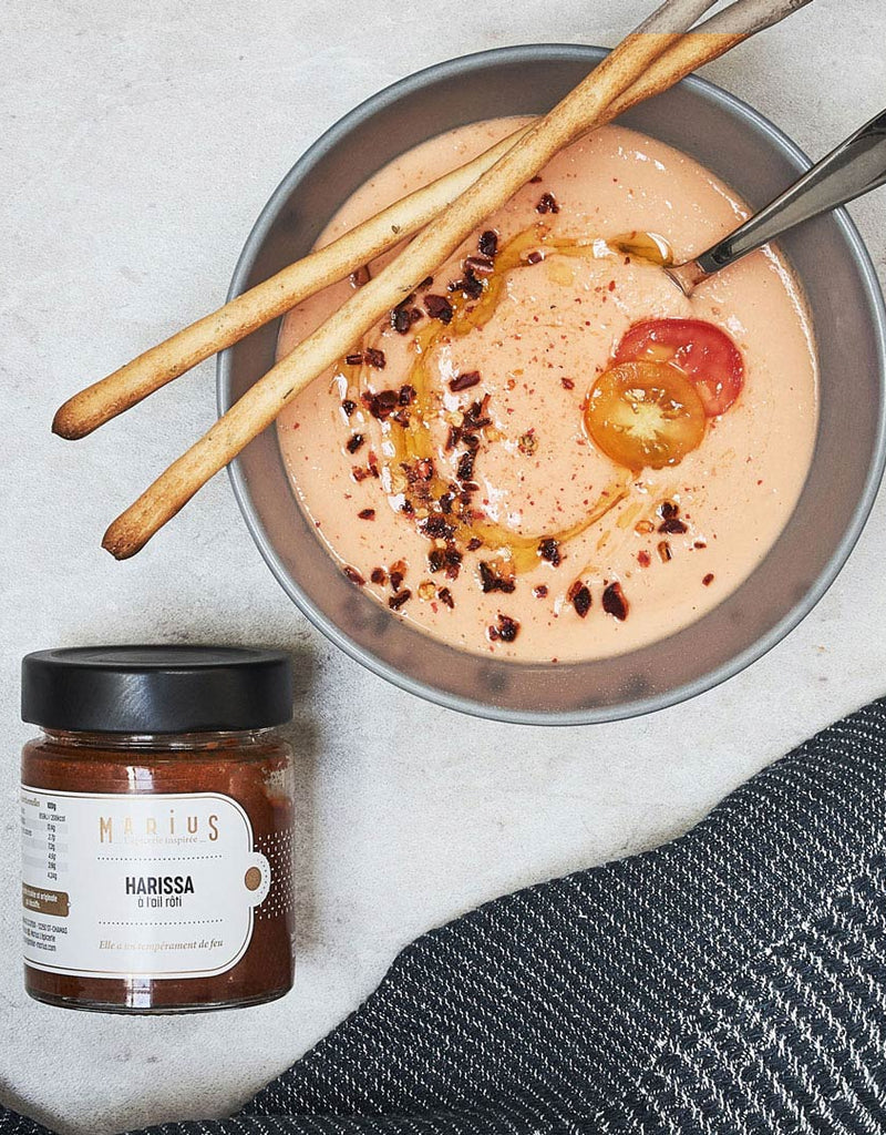 Gaspacho pois chiches et tomates