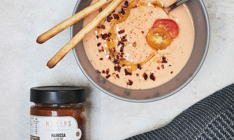 Gaspacho pois chiches et tomates