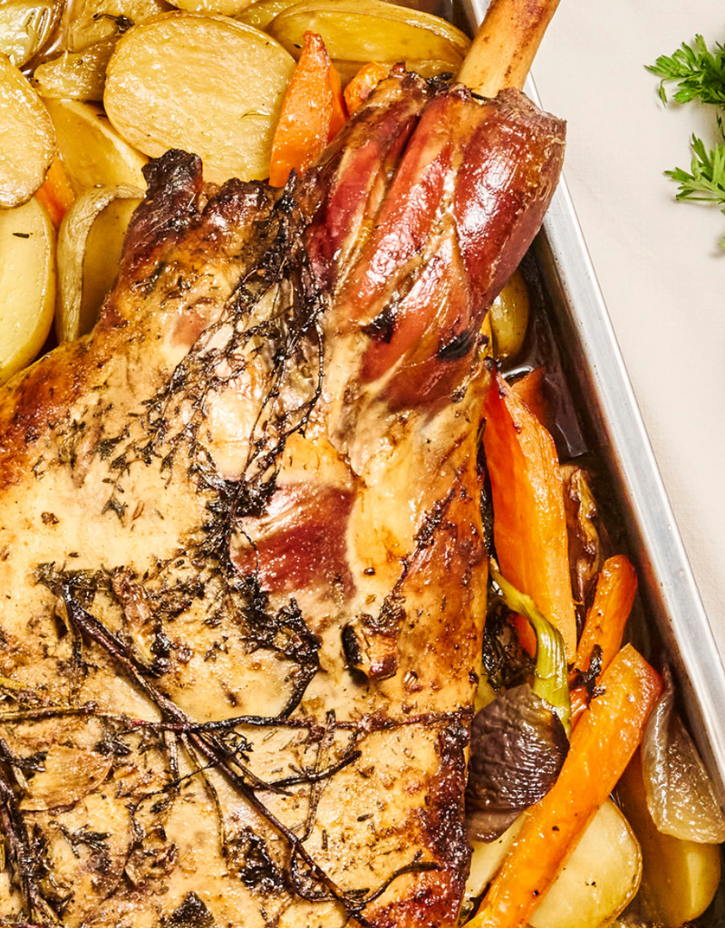 Recette gigot confit au fenouil, épices & légumes de printemps MARiUS l'épicerie inspirée