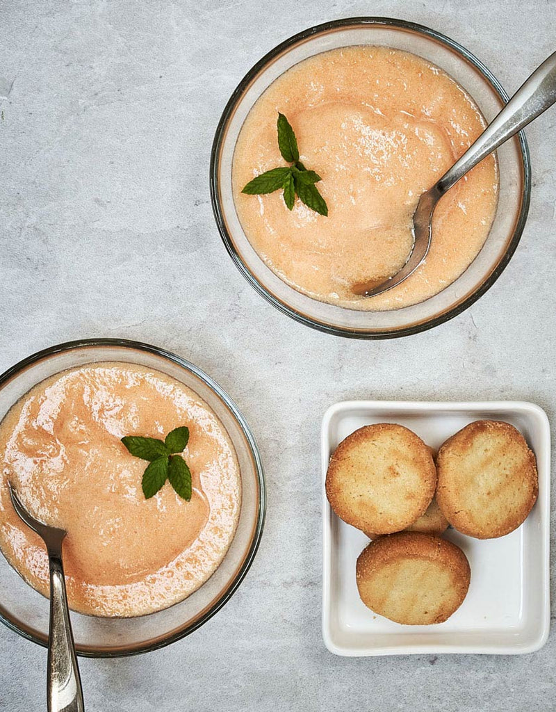 Soupe glacée au melon