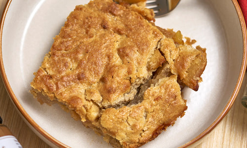 Cobbler aux pommes poires et cannelle