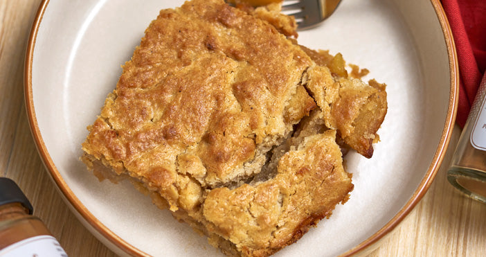 Cobbler aux pommes poires et cannelle