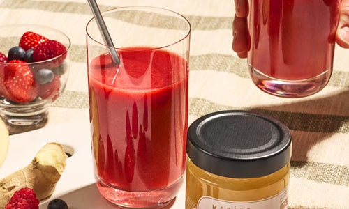 Smoothie aux fruits rouges