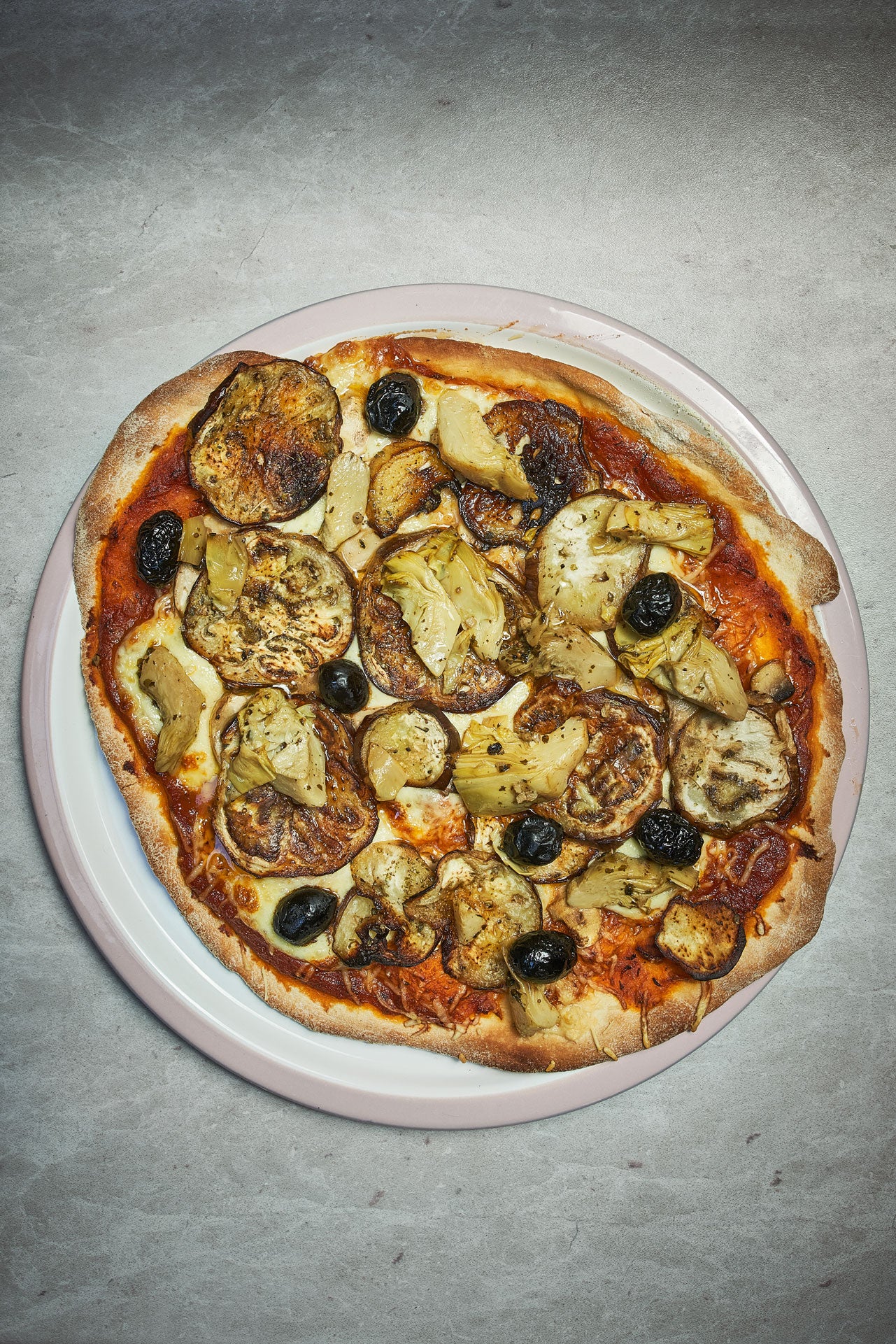 Pizza aux légumes d'été