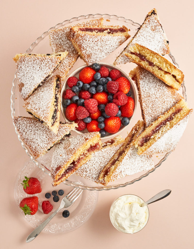 Gâteaux sandwichs à la confiture