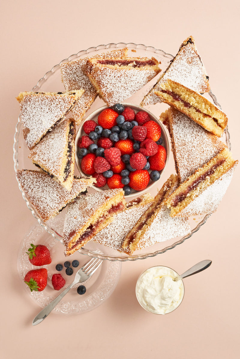 Gâteaux sandwichs à la confiture