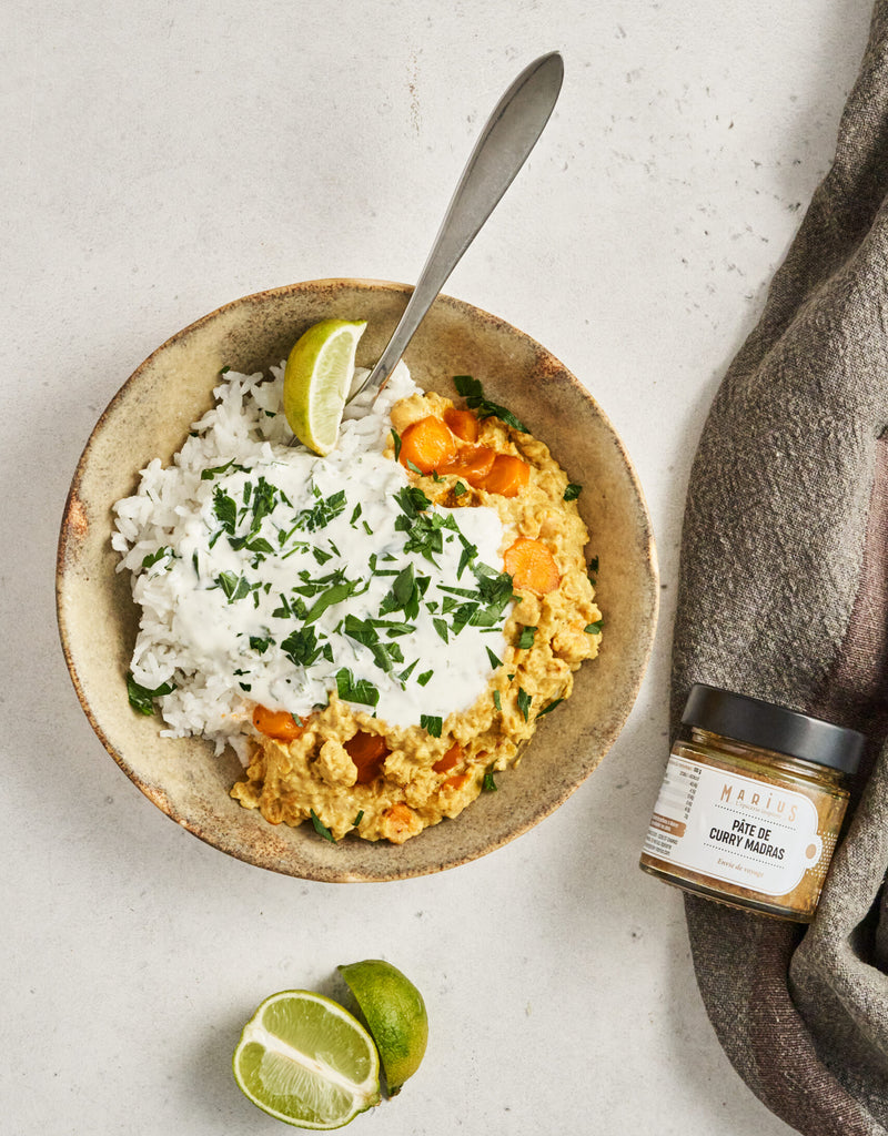 Curry de lentilles corail