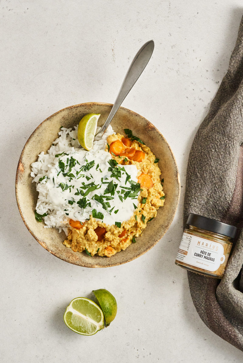 Curry de lentilles corail