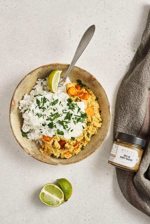 Curry de lentilles corail
