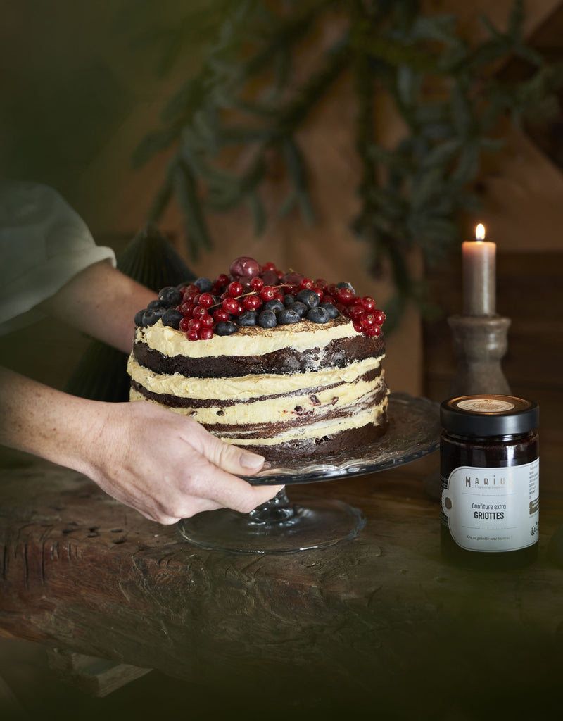 Layer cake façon forêt noire