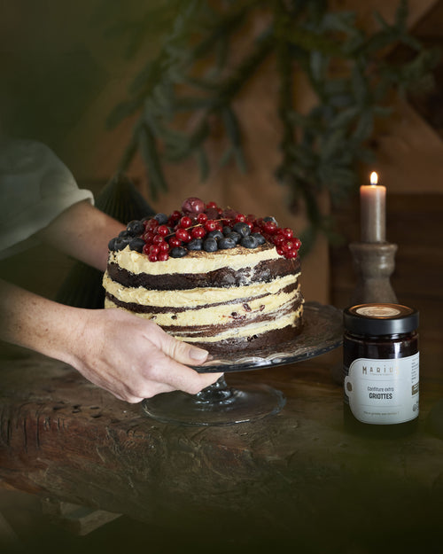 Layer cake façon forêt noire