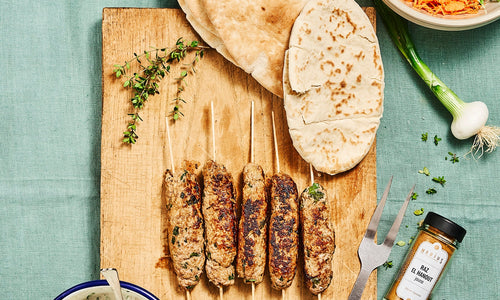 Keftas marocaines au Raz-el-Hanout et sauce blanche