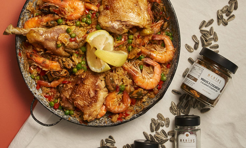 Paella de marisco