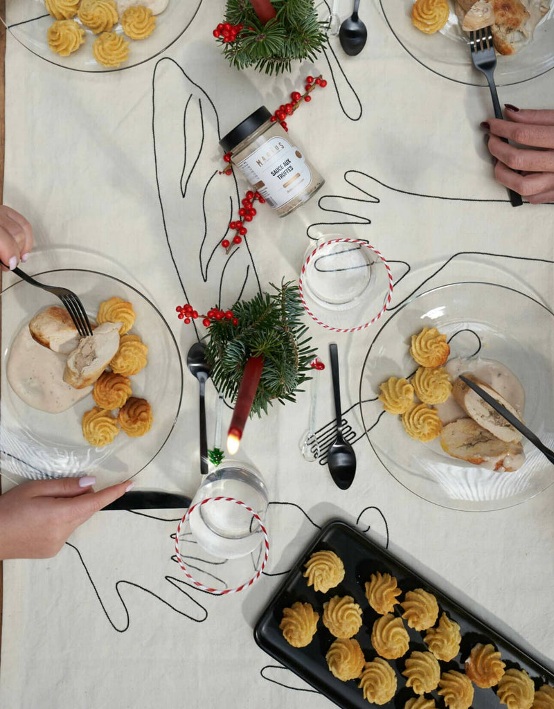 Ballotines de volaille, foie gras et truffes & Pommes duchesse