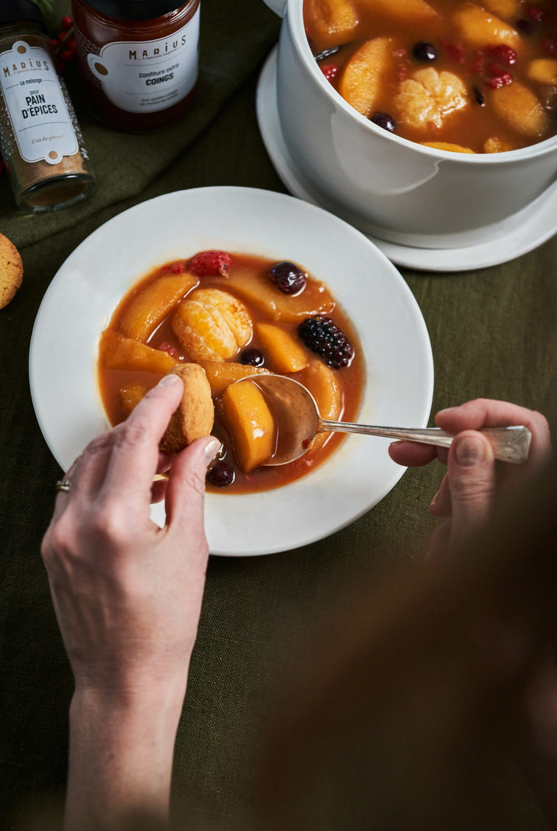 Soupe aux fruits d'automne