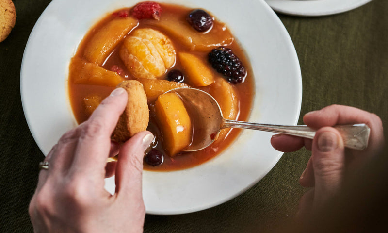 Soupe aux fruits d'automne