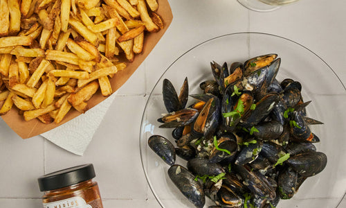 Moules frites & rouille à la provençale
