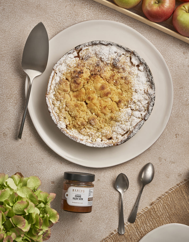 Tarte crumble aux pommes