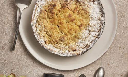 Tarte crumble aux pommes