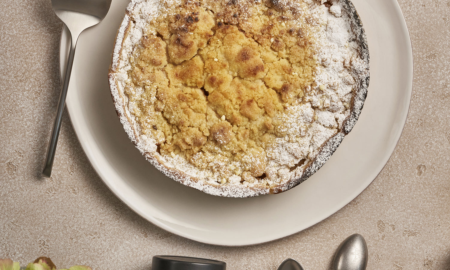 Tarte crumble aux pommes