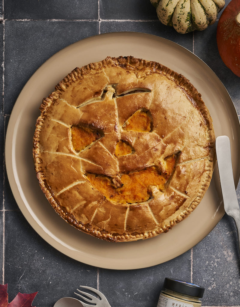 Tourte au potiron et crème de Gorgonzola