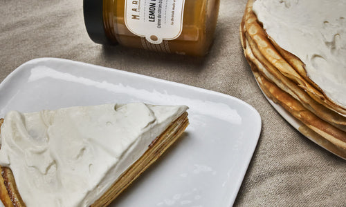 Gâteau de crêpes au lemon curd