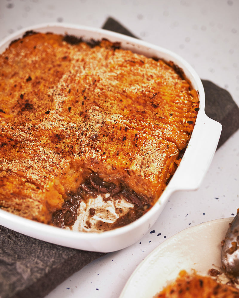 Parmentier de Gardianne à la patate douce