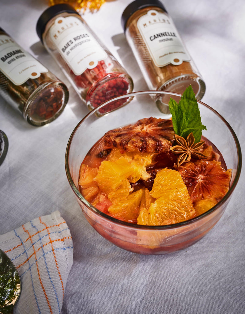 Salade d'oranges aux épices