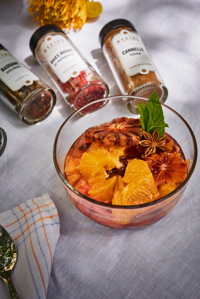 Salade d'oranges aux épices
