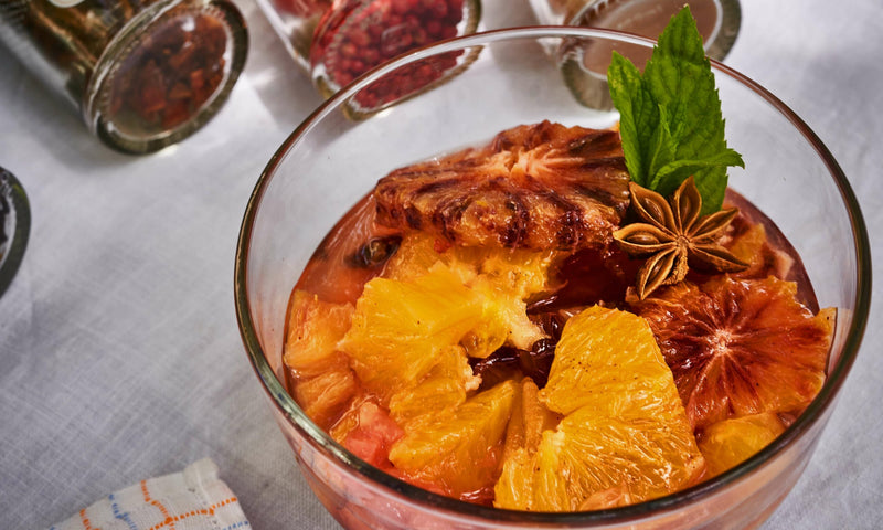 Salade d'oranges aux épices