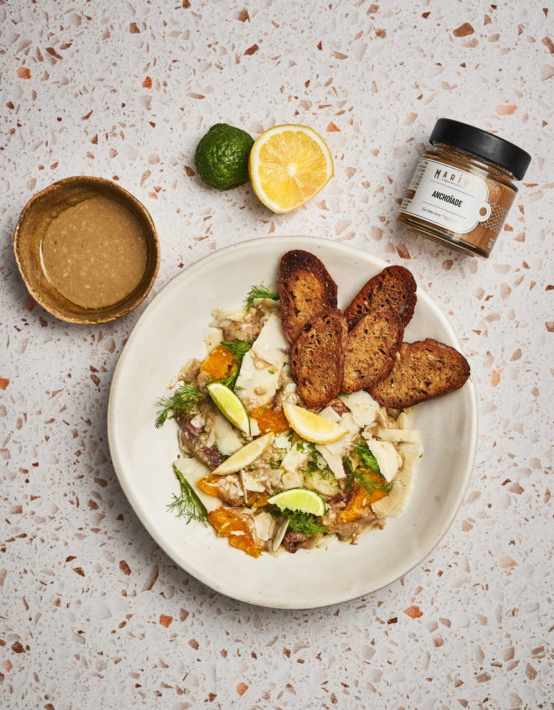 Salade de fenouil à l'anchoïade