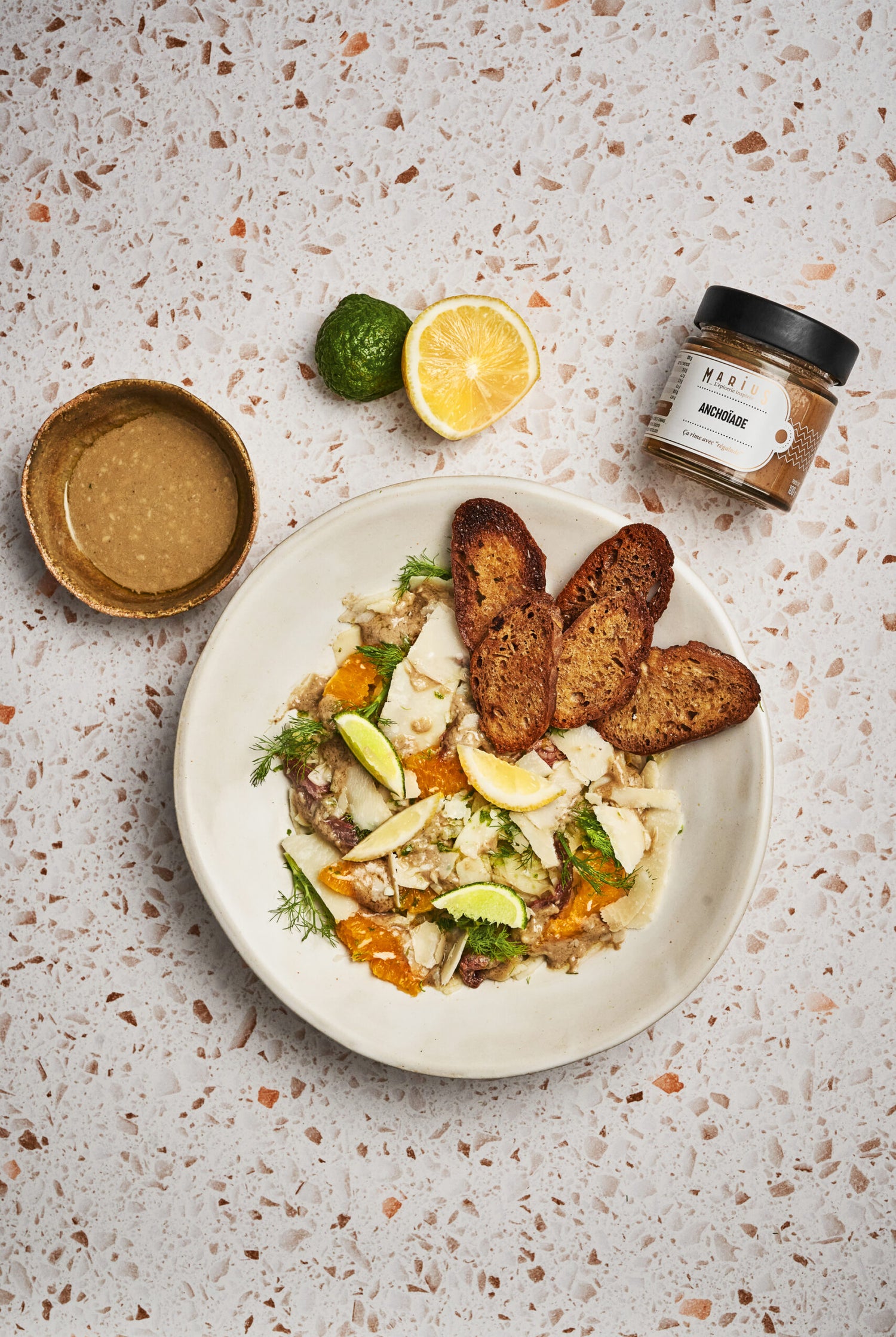 Salade de fenouil à l'anchoïade