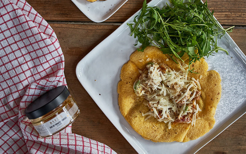 Taloa au thon et tomates confites