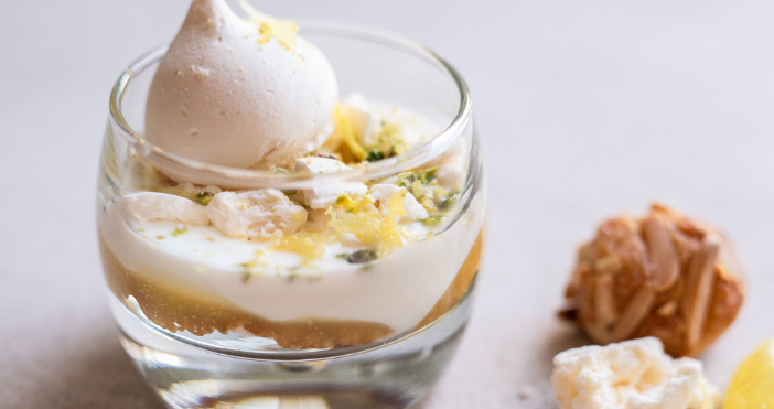 Tarte au citron meringuée déstructurée