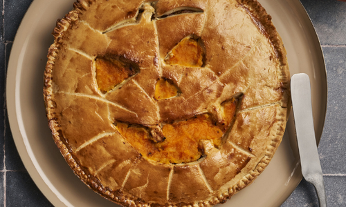Tourte au potiron et crème de Gorgonzola
