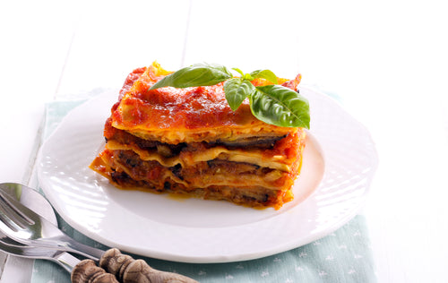 Lasagnes de boeuf et aubergines