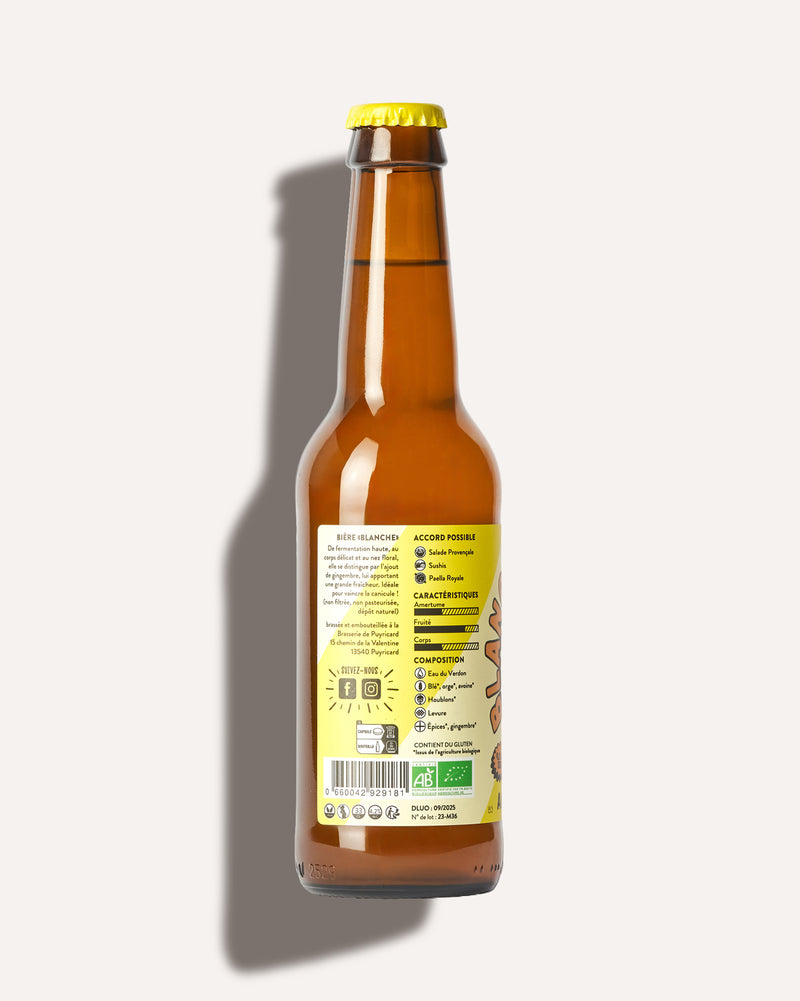 Bière blanche lunaire bulles de provence 