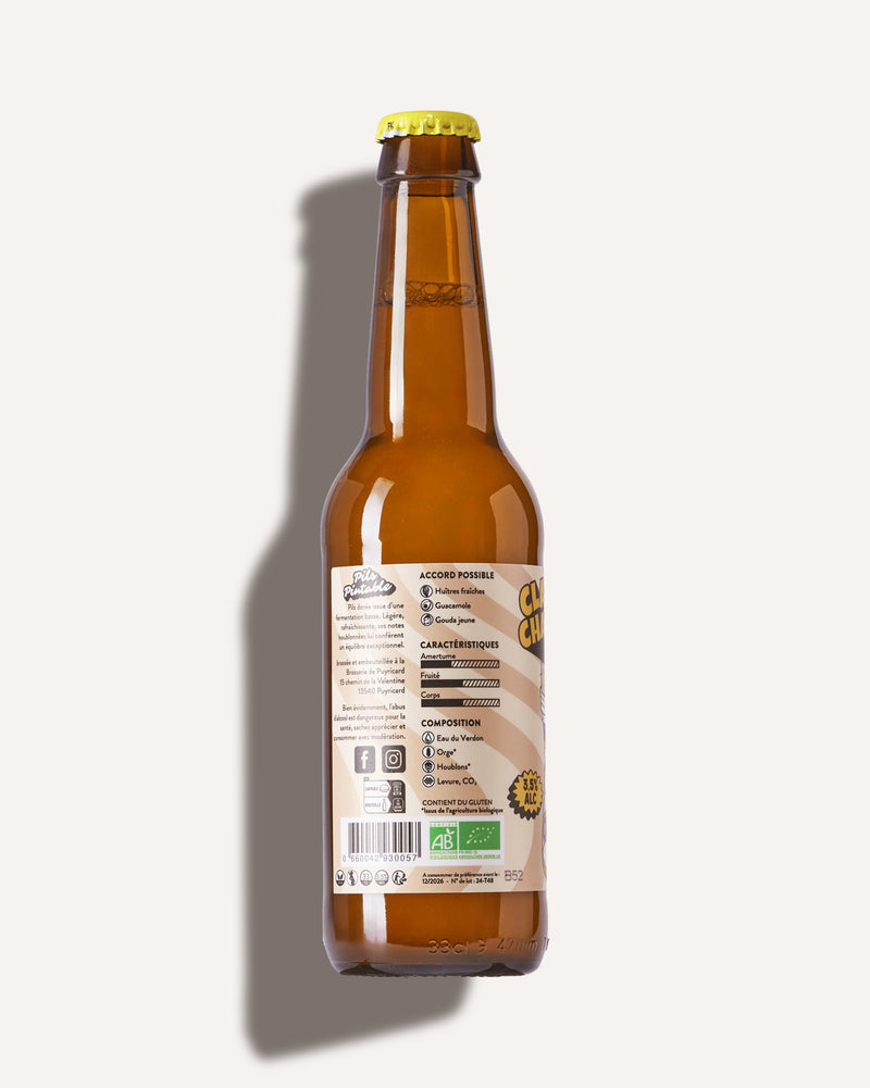 Bière claquettes chaussettes Bulles de Provence