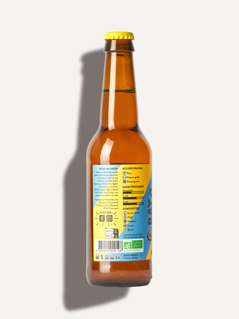 Bière rayon de soleil Bulles de Provence