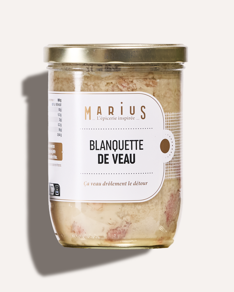 Blanquette de veau plat cuisiné MARiUS