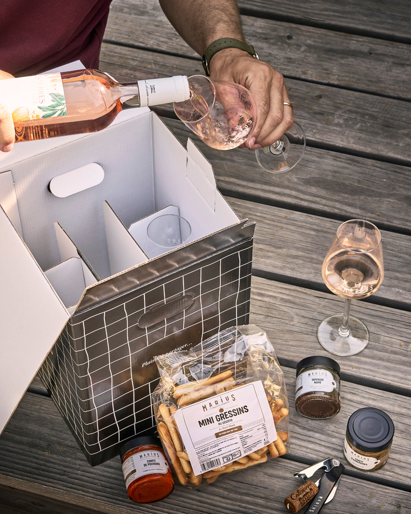 Box apéro Vin rosé - MARiUS