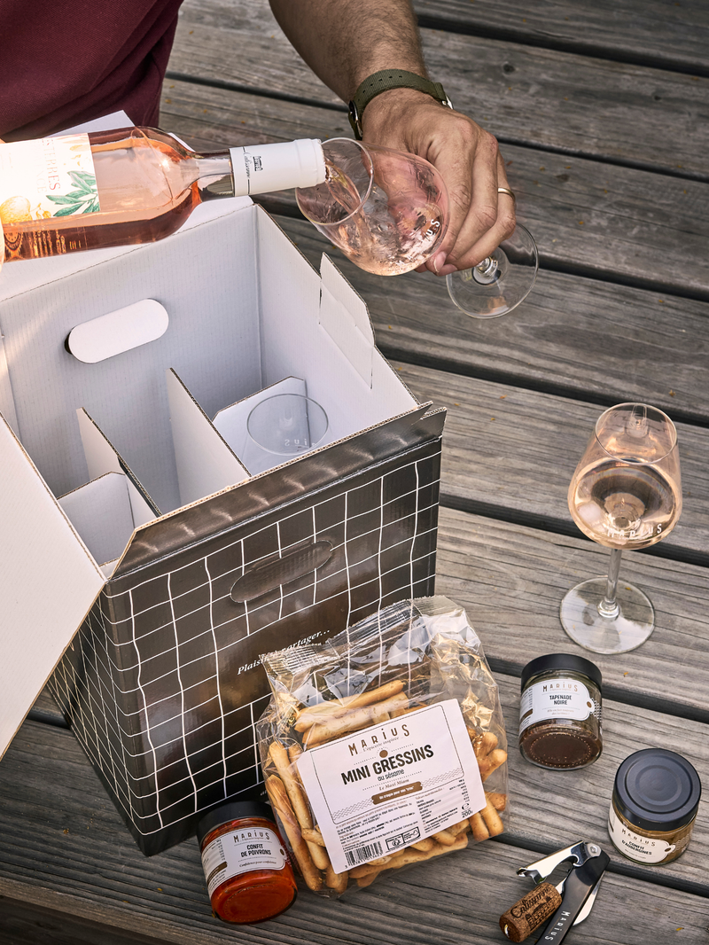 Box apéro Vin rosé - MARiUS