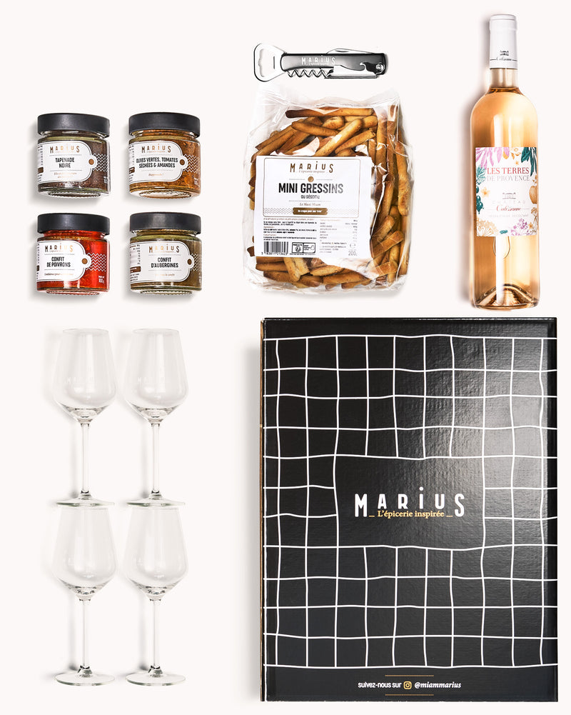 Box apéro Vin rosé - MARiUS