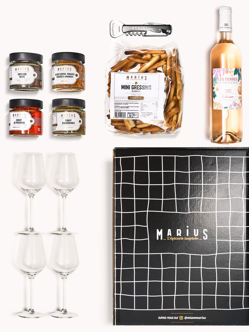 Box apéro Vin rosé - MARiUS