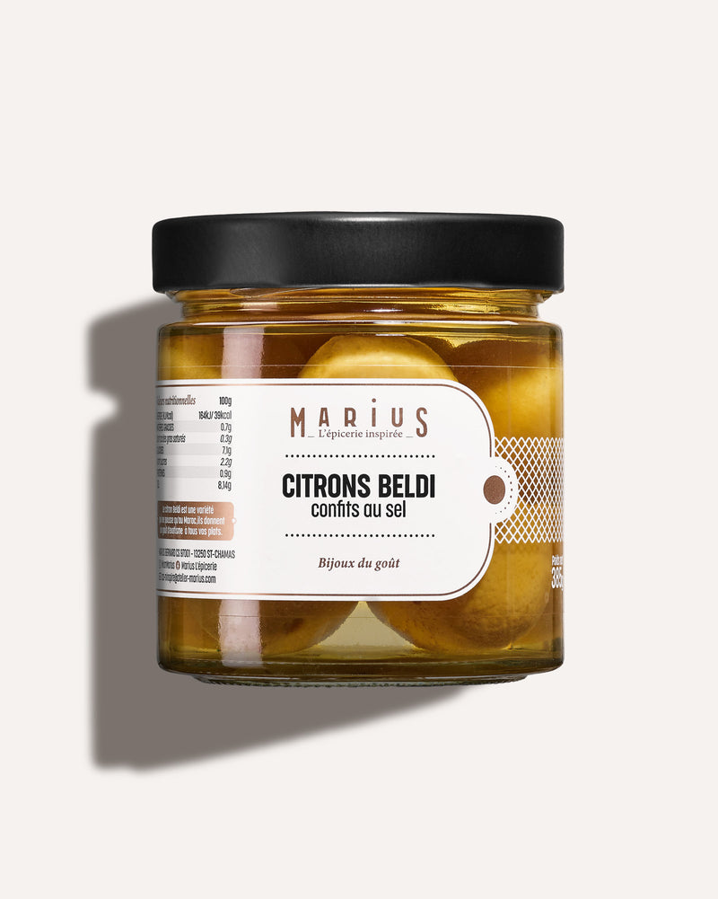 Citrons beldi confits condiment MARiUS