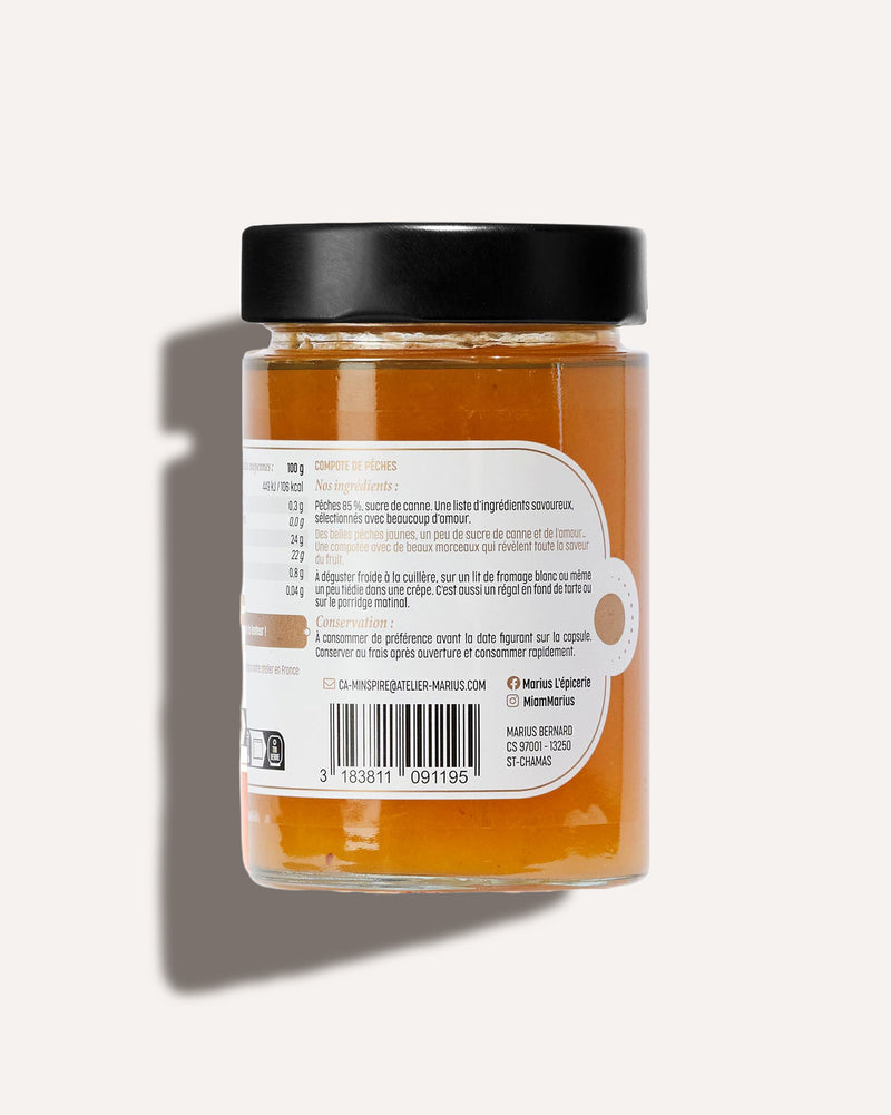 Compotée de pêches MARiUS