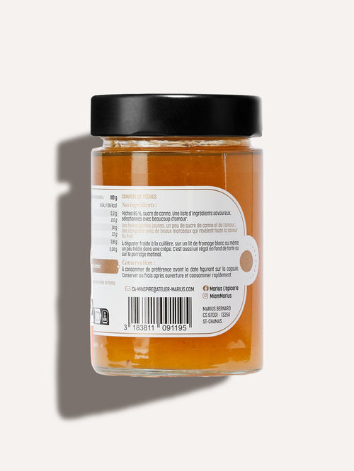 Compotée de pêches MARiUS