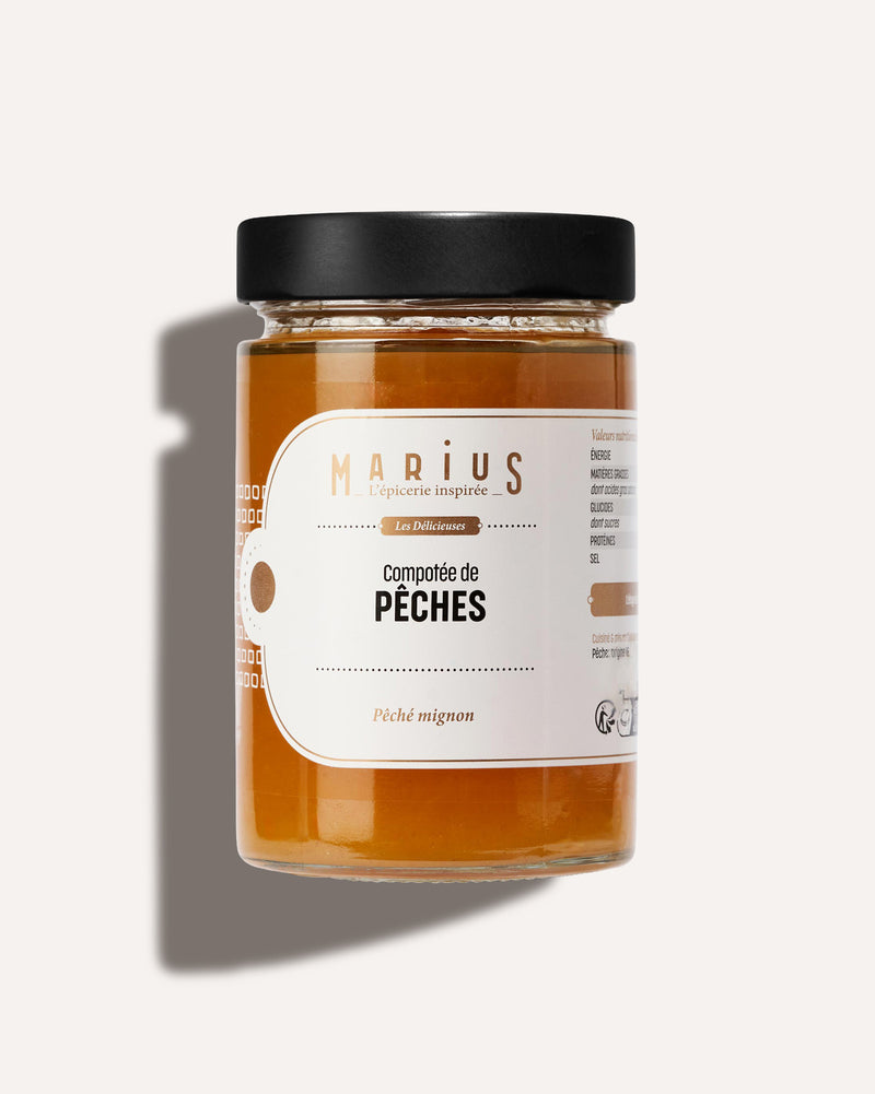 Compotée de pêches MARiUS